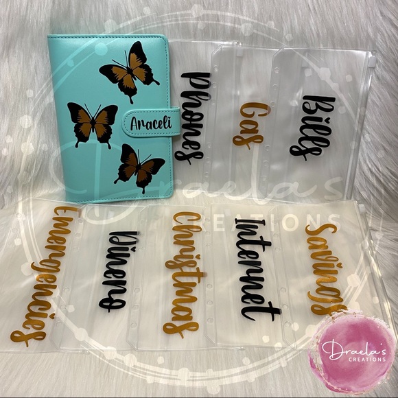 Accessories - Personalized Cash Binder / Budget Book